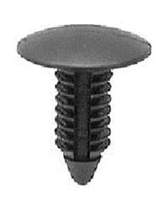 Black Universal Nylon Shield Retainer, Head Diameter 11/16" (25/Bag)