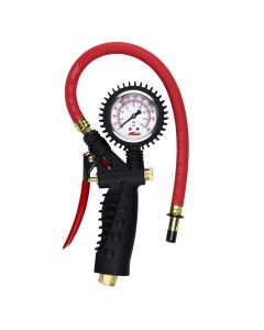 Inflator Gauge, Analog, Straight Chuck