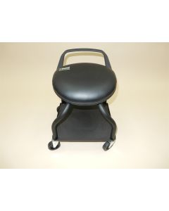 ShopSol Stool Creeper w/ Vinyl Seat; 400 lb. Capacity