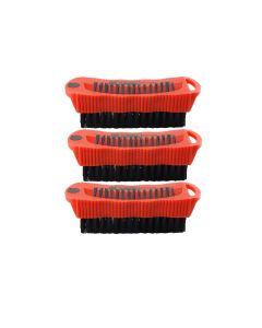 Nail Brush Set 3pc 5" x 2" x 2" with Magnet