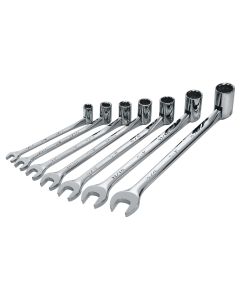 WRENCH SET COMBINATION FLEX 7PC 12 PT SAE HI POL