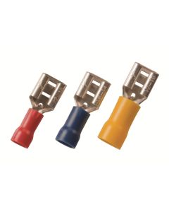 16-14 .250 Blue Vinyl FM Disconnect 50 Pcs