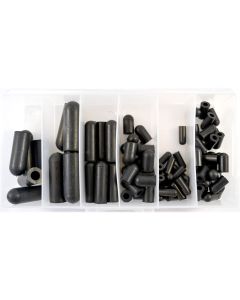 Rubber Vacuum Cap Assortment, 6 sizes (90-pc)