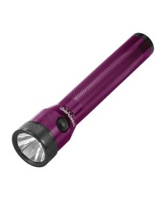 Purple Stinger Rechargeable Flashlight with AC/DC and 2 Holders