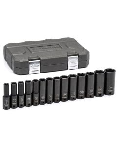 14-Piece 1/2" Drive 6 Point Metric Deep Set