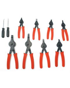 10 Pc Fixed Tip Snap Ring Set