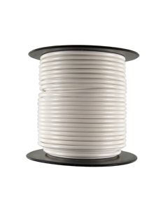 Primary Wire - Rated 80C 16 AWG, White 100 Ft.