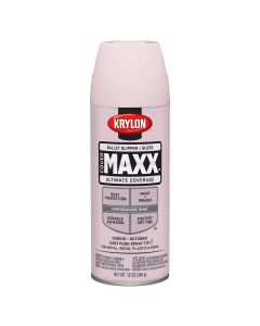 Krylon Covermaxx Paint+Primer; Gloss Ballet Slipper; 12 oz. Aerosol