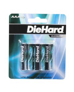 Batteries 10 Pack Diehard AAA Alkali