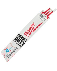 Milwaukee 100-Pack of 6 in. with 18 TPI The Torch Ice Hardened SAWZALL Blades
