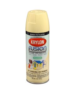 Krylon Fusion for Plastic; Buttercream; 12 oz. Aerosol