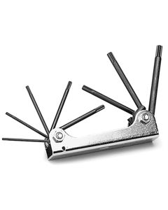 8pc Folding Star Key Set