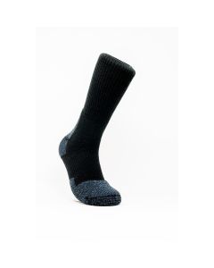 Redback Boots Cushion Sock 6-Pack Work Black Crew, Size XL