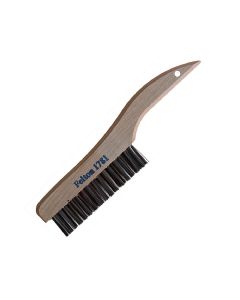 Shoe Handle Curved Carbon Steel Scratch Brush