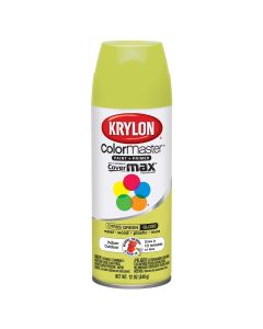 Krylon Colormaster Paint; Gloss Citrus Green; 12 oz. Aerosol