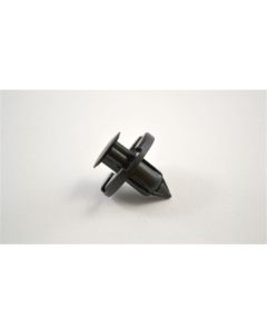 Black Nylon Push-Type Retainer; Fits Into 8mm Hole (100/Bag)