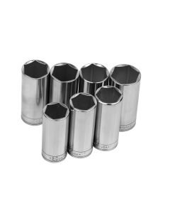 Set Skt 3/8dr Deep Metric 7pc