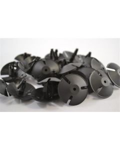 Black Nylon Hood Insulation and Fender Shield Retainer (100/Bag)