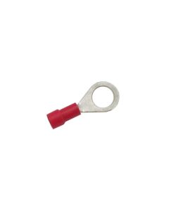 5/16" Ring Terminal Red Vinyl Insulated (22-18) (Bag 100)