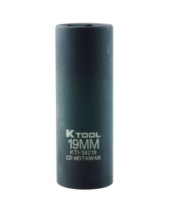 Deep Thinwall 1/2" Drive 19mm Socket