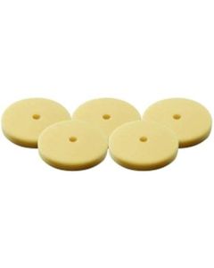 Milwaukee 5-Pack of 7 in. Yellow Foam Polishing Pads