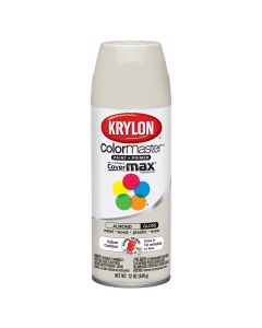 Krylon Colormaster Paint; Almond; 12 oz. Aerosol