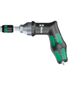 Adjustable Kraftform torque screwdriver with pistol handle and Rapidaptor quick-release chuck