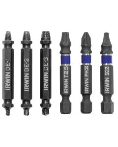 6 Piece Impact Screw-Grip Double Ended Screw Extractor Set