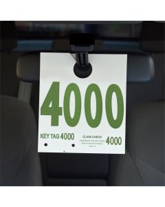 Petoskey Plastics 4,000-4,999 Dispatch Numbers, Dual Sided Heavy Cardstock