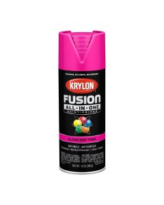 Krylon Fusion All-In-One Paint + Primer, Gloss Hot Pink