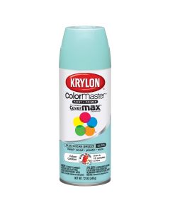 Krylon Colormaster Paint; Blue Ocean Breeze; 12 oz. Aerosol