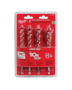 SPEED FEED? Wood Bit 6-1/2" Set - 4 PC