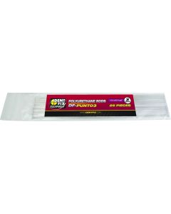25PK 3mm Poly Plastic Rods