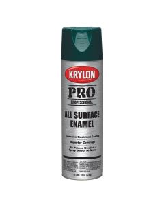 Krylon Professional All-Surface Enamel Paint; Green; 15 oz. Aerosol