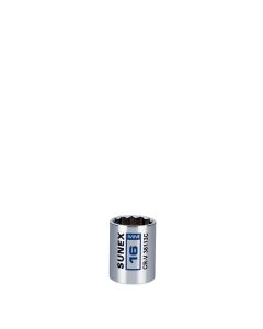 Sunex Tools 16 mm Chrome Socket 12-Point
