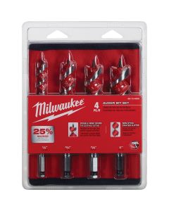 Spur Auger Bit 6-1/2" Set - 4PC