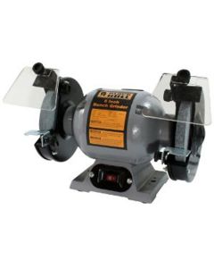 Bench Grinder, 6", 3/4 HP Motor, 3450 RPM, 1/2" Arbor, Removable Wheel Covers