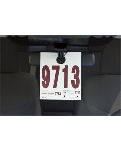 Petoskey Plastics 9,000-9,999 Dispatch Numbers, Dual Sided Heavy Cardstock