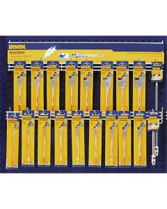 38 pc. 6" Standard Spad Bit Merchandiser
