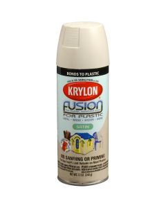 Krylon Fusion for Plastic; Satin Almond; 12 oz. Aerosol