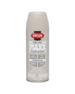 Krylon Covermaxx Paint+Primer; Satin Pebble; 12 oz. Aerosol
