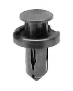 Black Nylon Push - Type Retainer for Acura & Honda '96 - On, Fits 10mm Hole, Head Diameter: 20mm