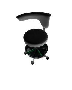 Mechanics Stool w/ Swing-Arm Armrest; 300 lb. Capacity