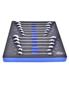 Wrench Set SAE/Metric Mirror-Polished FORD ONLY