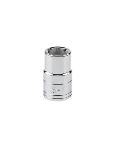 9mm 1/2" Drive 6-Point Metric Std Chrome Socket