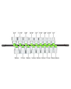 OEMTOOLS 18-Piece Bolt Ext Socket Set