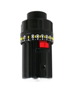 Low pressure 10-60 PSI in line adjustable air regulator