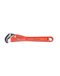 PIPE WRENCH,SELF ADJ,12",STEEL HANDLE
