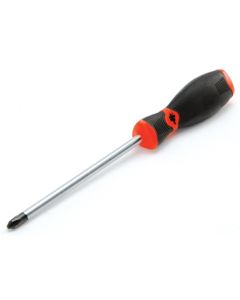 Phillips Screwdriver, #3 Tip, with 6" Shaft, Clear Handle