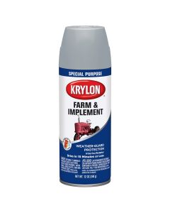 Krylon Farm/Implement Paints; Gray Primer; 12 oz.; Aerosol